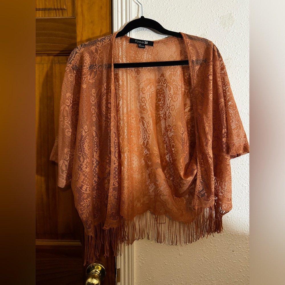 FOREVER 21 LACE COVER UP NEW NEVER WORN - Picture 3 of 3